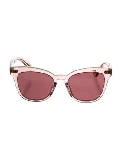 Pre-owned Oliver Peoples Wayfarer Tinted Sunglasses
