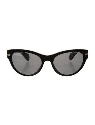 Pre-owned Oliver Peoples Wayfarer Tinted Sunglasses In Black