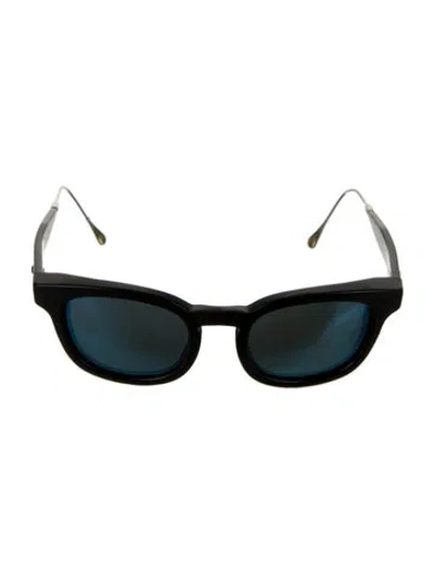 Pre-owned Oliver Peoples Wayfarer Tinted Sunglasses In Black