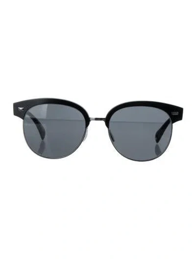 Pre-owned Oliver Peoples Wayfarer Tinted Sunglasses In Black