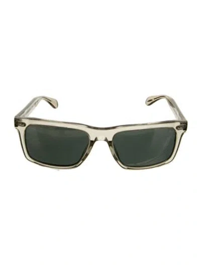 Pre-owned Oliver Peoples Wayfarer Tinted Sunglasses In Clear