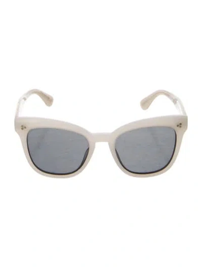 Pre-owned Oliver Peoples Wayfarer Tinted Sunglasses In Neutral