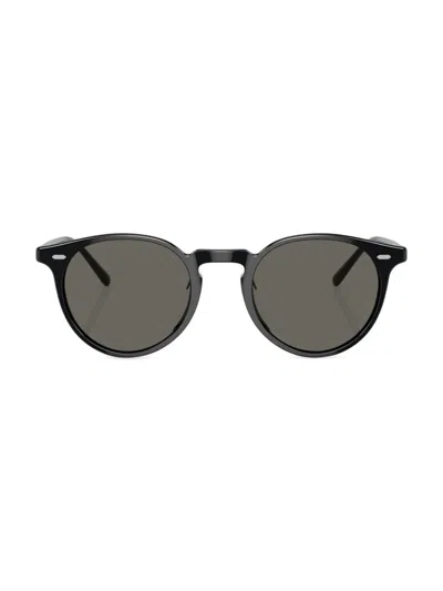Oliver Peoples Women's 48mm Round Sunglasses In Black