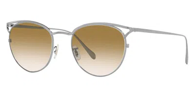 Oliver Peoples Women's 52mm Brushed Silver Sunglasses In Gray