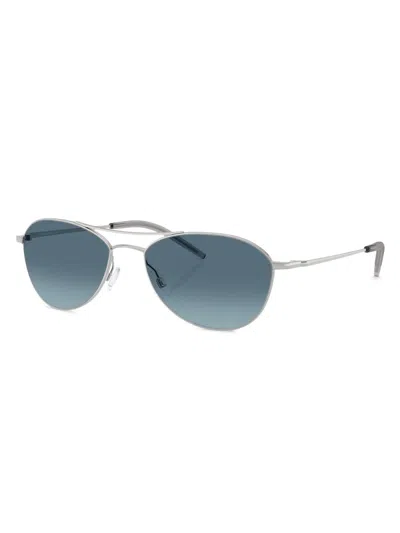 OLIVER PEOPLES WOMEN'S AERO II 57MM AVIATOR SUNGLASSES