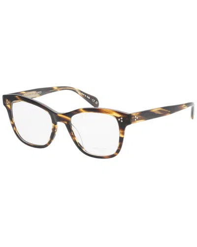 Oliver Peoples Women's Ahmya 52mm Optical Frames In Brown