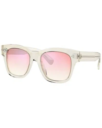Pre-owned Oliver Peoples Women's Melery Ov5442su 169h9 54 Sunglasses Women's Yellow In Pink
