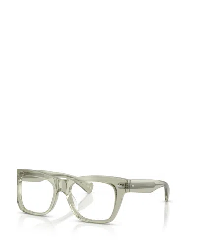 Oliver Peoples Women's Square Ms. Oliver-r Eyeglasses, Ov5542u In Washed Sage