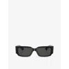Oliver Peoples Womens Black Ov5583su 1995 Rectangle-frame Acetate Sunglasses