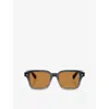 Oliver Peoples Womens  Ov5562su Errisson Pillow-frame Acetate Sunglasses In Blue