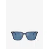 Oliver Peoples Womens Blue Ov5592s Mr Federer Ii Square-frame Acetate Sunglasses