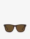 Oliver Peoples Ov5449su Lynes Sun Square-frame Acetate Sunglasses In Brown