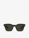 Oliver Peoples Womens Brown Ov5498su Merceaux Square-frame Tortoiseshell Acetate Sunglasses In Brown