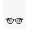 Oliver Peoples Womens Brown Ov5527u Pillow-frame Acetate Optical Glasses In Brown
