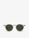 Oliver Peoples Womens Grey Ov5504su Round-frame Acetate Sunglasses In Grey
