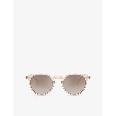 OLIVER PEOPLES WOMENS RED OV5529SU N.02 SUN PHANTOS-FRAME ACETATE SUNGLASSES