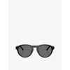Oliver Peoples Womens Ov5557su R-8 Phantos-frame Injected Sunglasses Black In Black