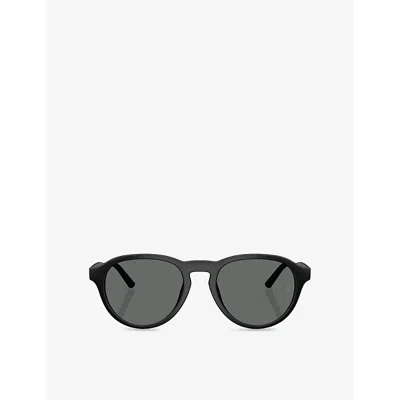 Oliver Peoples Womens Ov5557su R-8 Phantos-frame Injected Sunglasses Black