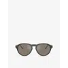 Oliver Peoples Womens Ov5557su R-8 Phantos-frame Injected Sunglasses Green In Green