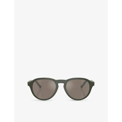 Oliver Peoples Womens Ov5557su R-8 Phantos-frame Injected Sunglasses Green