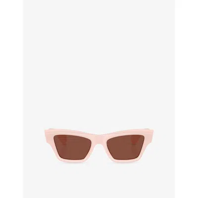 Oliver Peoples Womens Pink Ov5611su Jil Sander Edition 3 Cat Eye-frame Acetate Sunglasses