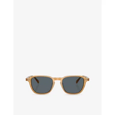 Oliver Peoples Womens Yellow Ov5598su Emryn Square-frame Acetate Sunglasses In Pink