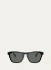 Oliver Peoples X Federer Men's R-3 Polarized Acetate Square Sunglasses In Black