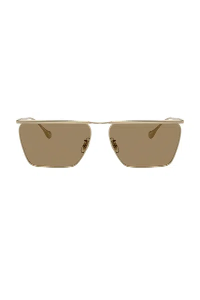 Oliver Peoples X Jil Sander Edition 2 Irregular Sunglasses In Green