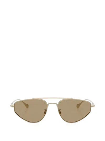 Oliver Peoples X Jil Sander Edition 5 Sunglasses In Gold
