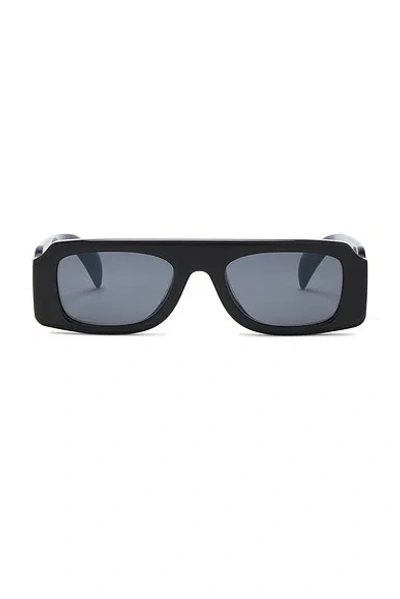 Oliver Peoples X Jil Sander Rectangle Sunglasses In Black