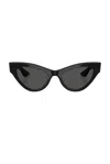 Oliver Peoples X Khaite 54mm Cat Eye Sunglasses In Black
