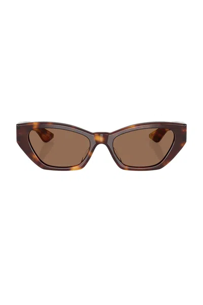 Oliver Peoples X Khaite 1961c Sunglasses In Dark Brown