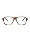 Oliver Peoples X Khaite 1978rx Eyeglasses In Dark Mahogany