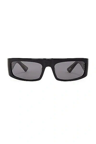 Oliver Peoples X Khaite 1979c Rectangle Sunglasses In Black