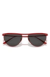Oliver Peoples X Khaite 1984c 56mm Irregular Sunglasses In Red