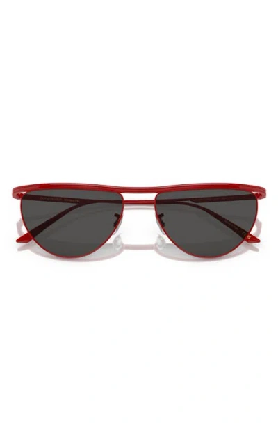 Oliver Peoples X Khaite 1984c 56mm Irregular Sunglasses In Red