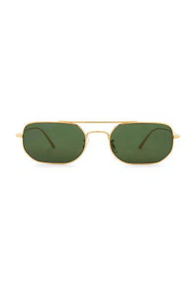 Oliver Peoples X Khaite 1989c Sunglasses In Gold