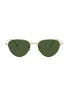 Oliver Peoples X Khaite 1991c Sunglasses In Gold