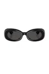 Oliver Peoples X Khaite 1992c Sunglasses In Black