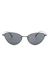 Oliver Peoples X Khaite 1998c Sunglasses In Black