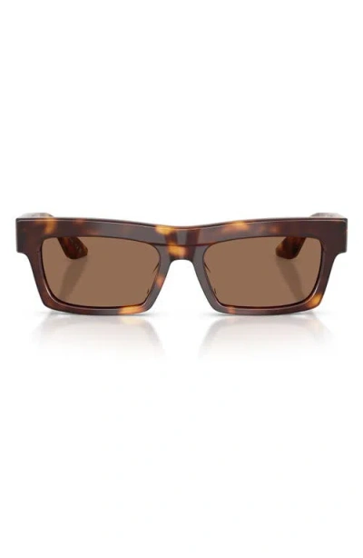 Oliver Peoples X Khaite 54mm Pillow Sunglasses In Brown