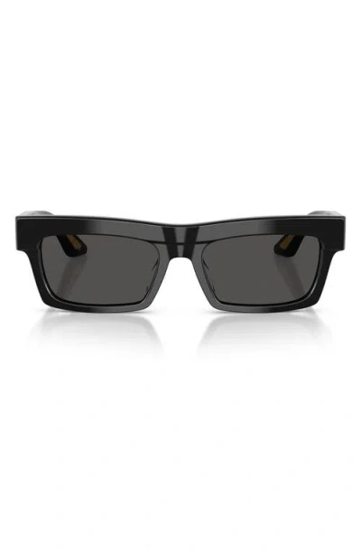 Oliver Peoples X Khaite 54mm Pillow Sunglasses In Black
