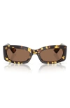 Oliver Peoples X Khaite 54mm Pillow Sunglasses In Dark Brown