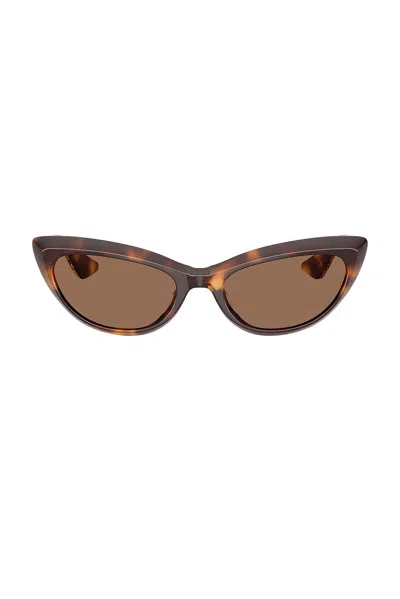 Oliver Peoples 53mm Khaite Cat Eye Sunglasses In Brown
