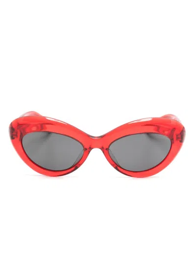 Oliver Peoples X Khaite Red 1968c Cat-eye Sunglasses