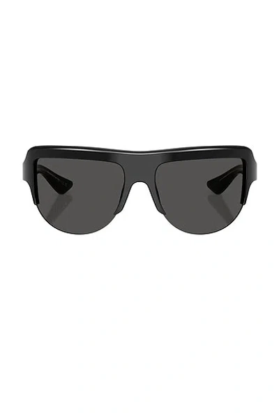 Oliver Peoples X Khaite Shield Sunglasses In Black