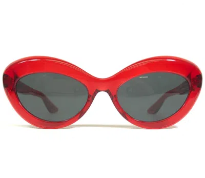 Pre-owned Oliver Peoples X Khaite Sunglasses Ov5523su 176187 1968c Translucent Red Grey In Gray