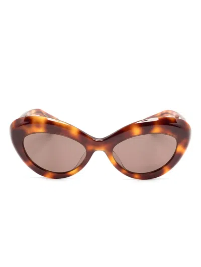 Oliver Peoples X Khatie 1968c Cat-eye Sunglasses In Brown