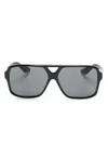 Oliver Peoples X Khatie 1977c Pilot-frame Sunglasses In Black