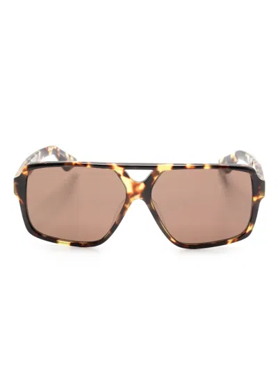 Oliver Peoples X Khatie 1977c Pilot-frame Sunglasses In Multi